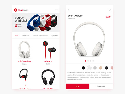 Beats Headset app beats headset music red store