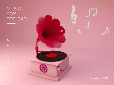 Music Box For C4D c4d music music box pink