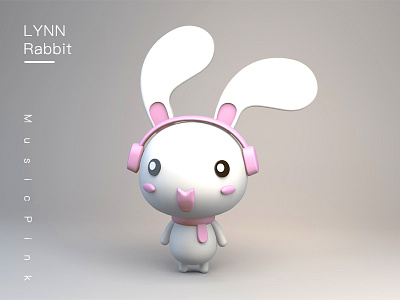 LYNN Rabbit for C4D c4d lynn music pink rabbit