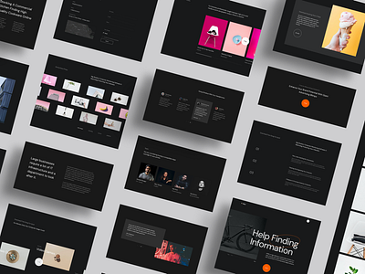 Muir - Creative UI Kit agency website black design call to action clean design creative design custom grid interface minimalism portfolio portfolio site pricing saas saas design saas website testimonials trend 2020 ui ux web website design