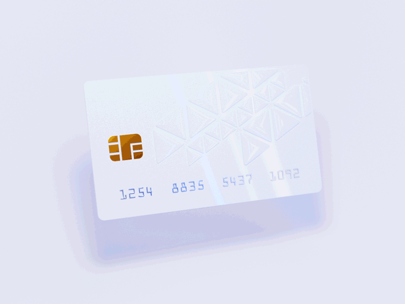 Credit Card Animation 3d animation 3d art animated blender design endless loop motion graphic