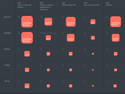 LeadingSalon - Mobile App Icon app icon app icon design app icon designers app icons mobile mobile app salon