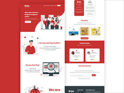 Landing Page Sribu.com