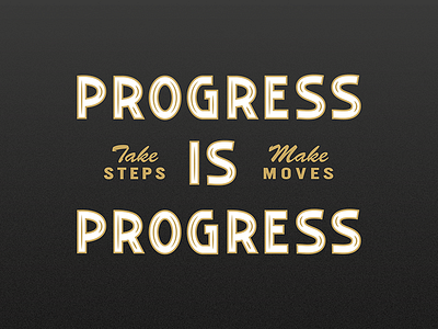 Progress Is Progress