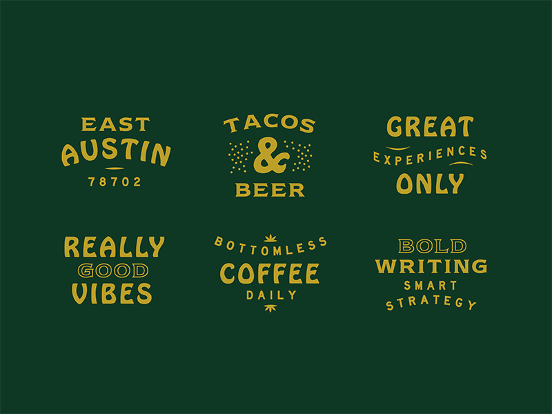 Masonry Badges by Stephanie White on Dribbble