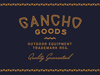 Gancho Goods Development austin branding development gancho hook logo mexico native texture typography