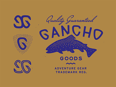 Gancho Goods Development - Round 2 austin branding development gancho hook logo mexico native texture typography