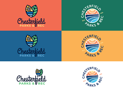 CP&R Branding Exploration badge beach brand mark colorful geometric government leaf logo logo 3d logo a day modern nature park recreation simple sky sun tree water wilderness