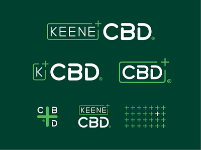 K CBD Ver. 2 cbd flat flat 2d geometric health letter mark lock up logo logo 3d mark medical modern organic wellness word mark