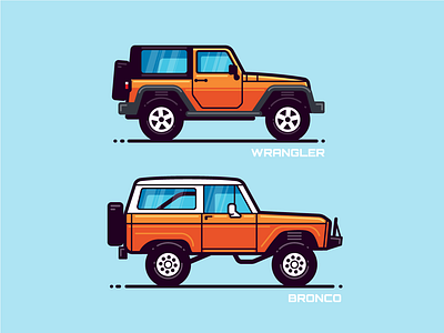 Monoline Vehicles 1.2 car flat icon illustration modern vector vehicle