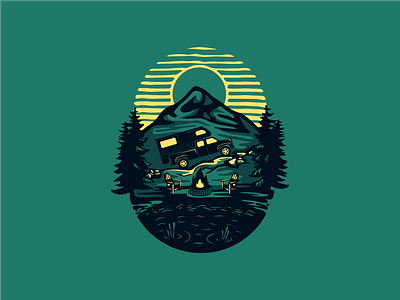 Scenic Camper Apparel Graphic