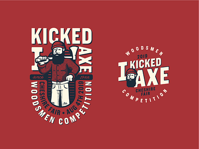 IKA 2019 Concept 2.1 apparel graphic badge brand mark competition logo lumberjack macot vintage