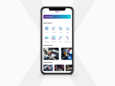 Car Service Mobile UI Design! adobephotoshop adobexd car services design icon repairing typography ui ui design ux ux design