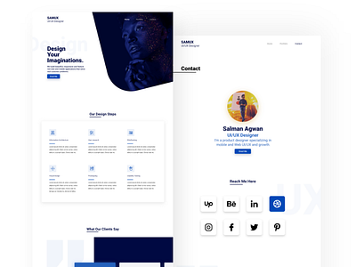 Weekly UI - 03 | Personal Branding Website