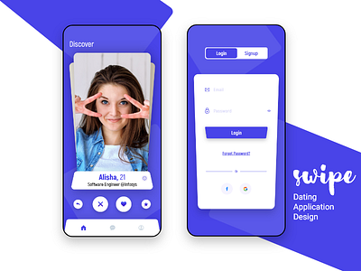 Weekly UI - 04 | Swipe : Dating Application Design