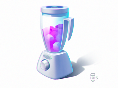 Blender 2d art blender cartoon design ice illustration item juice props