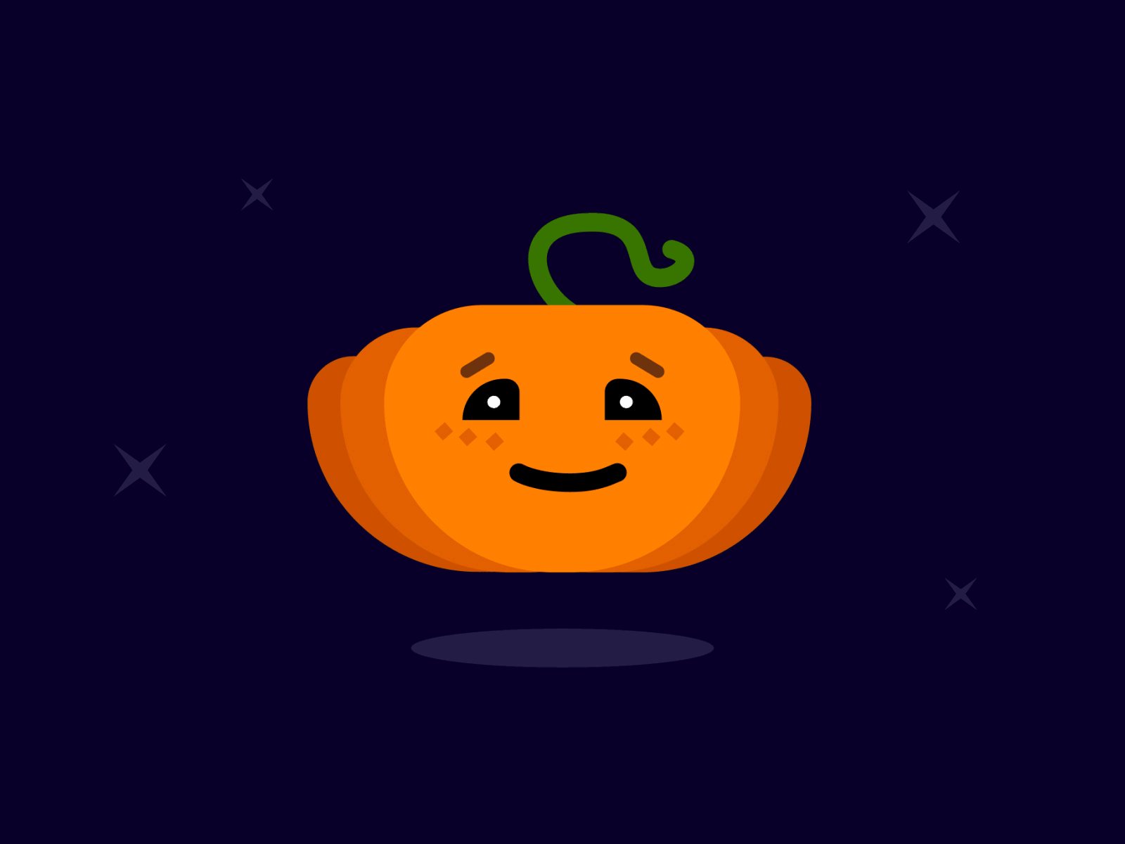 Jumping pumpkin after effects animation autumn cartoon creepy cute dribbbleweeklywarmup emotions gif halloween harvest illustration jelly jump jumping motion oranges pumpkin smile vector