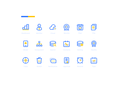 Icon design | Cooperation app achitecture colourful colourful icon cooperation dashboard design figma icon illustration ui