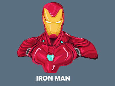 IRON MAN art avengers avengers infinity war character illustration ironman marvel money suit vector