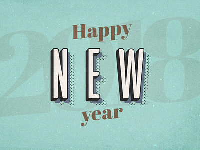 Happy colors designcavi dribbble letter lettering newyear style type typography welcome