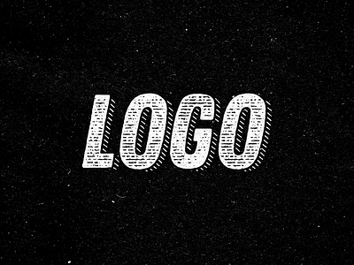 Logo design black design logo style texture type typography