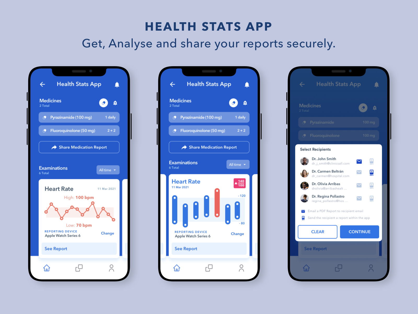 Health Stats App Concept by Imran Khattak on Dribbble