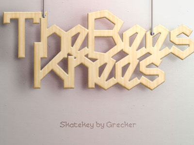 The bees knees font greckler treatment type