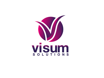 Visum Solutions Logo Design branding design icon logo logo design vector