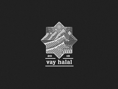 Vay Halal logo halal illustration logo mountains wolf wolves халяль