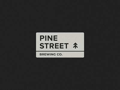 Pine Street Brewing Co. beer brewery brewing logo london pine sign