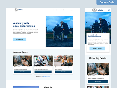 Non Profit Organization WEB TEMPLATE