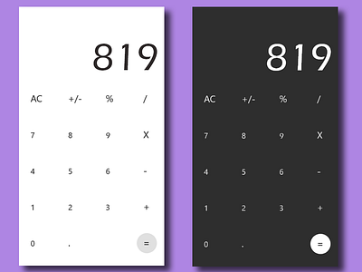 Daily UI 004 #Calculator Design calculator @daily ui dailyui