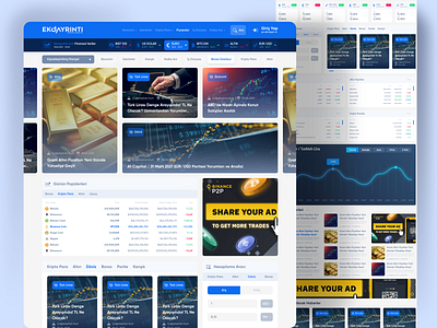 Finance & Crypto News Blog Wordpress Web UI/UX Design