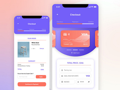 Credit card checkout form - Daily UI Challenge