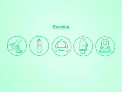 Running Icons dailyui design figma graphicdesign graphism icon icons icons pack iconset illustration illustrator runner runners running typogaphy vector weekly warm up weeklywarmup
