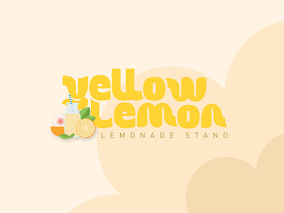 Lemonade stand branding design figma graphicdesign graphism illustration illustrator logo logotype ui uidesign uiux uxdesign vector