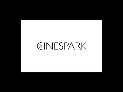 Cinespark logo branding logo logo design logotype minimalist typography