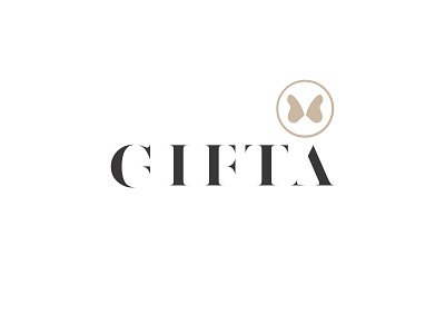 GIFTA Logo logo design logotype typography