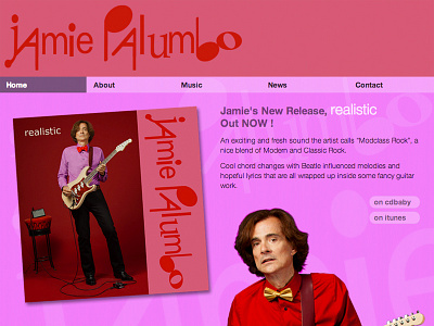 New site for LA based artist "Jamie Palumbo." responsive