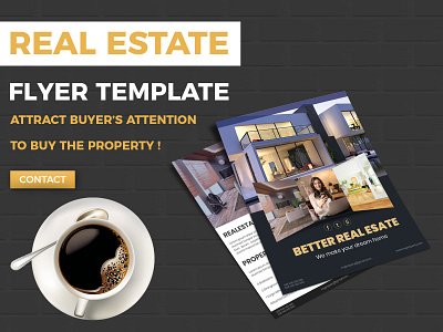 Modern Flyer Design  for Real Estate Agency