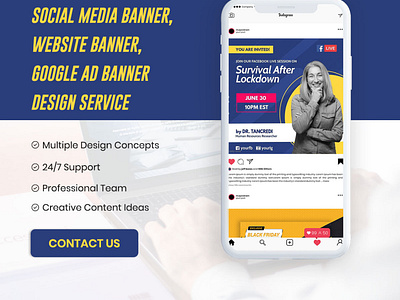 Social media graphics design