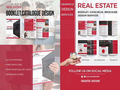 Modern Brochure design for real estate & realtors