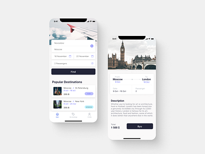 Travel Mobile App app concept mobile ui travel ui