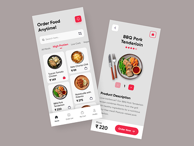 Healthy Food Order App