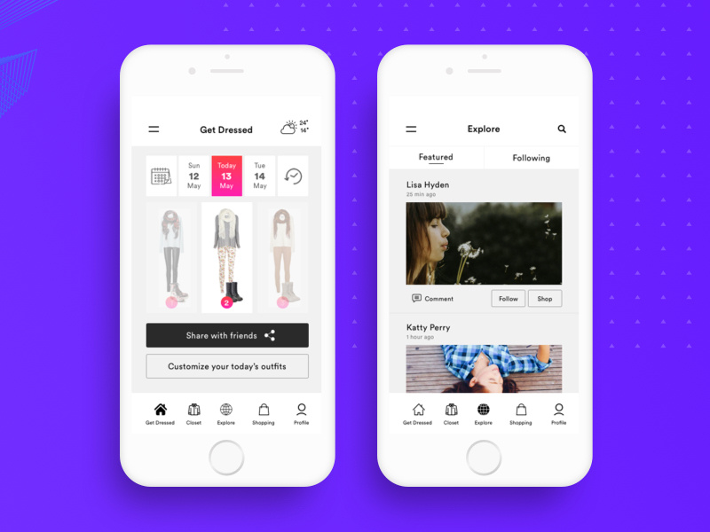 Wardrobe App by Dinesh Kumar on Dribbble