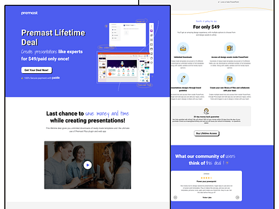 Lifetime deal - Landing page