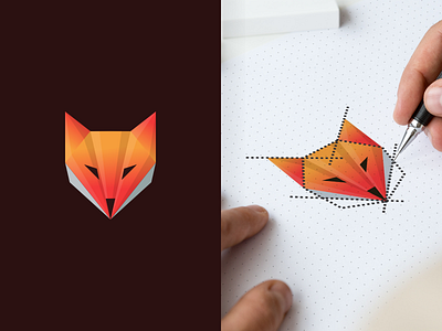 Fox Logo artwork brand branding design fox artchilesdesign graphic design illustration logo logodesign simple ui vector