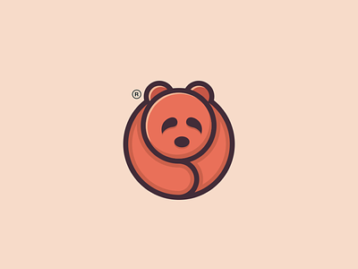 Bear logo colloring 3d animation artchilea design artwork bear brand branding design graphic design illustration logo logodesign motion graphics simple ui vector