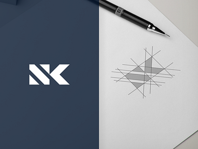 SK or NK monogram