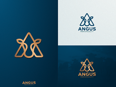 A + Angus {logo for angus} 3d a angus animation artchiles design artwork brand branding design graphic design illustration logo logodesign motion graphics simple ui vector